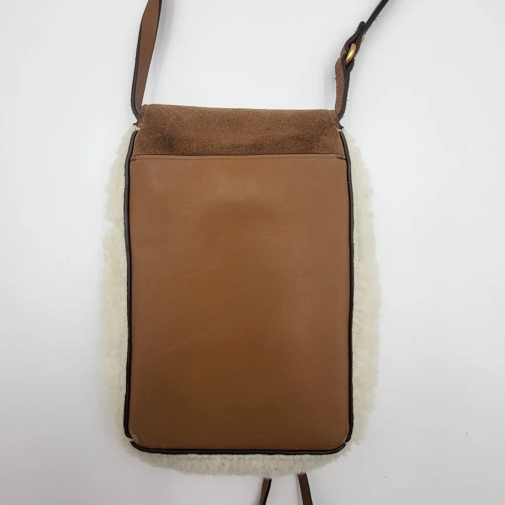 Tory Burch Boa Mirror Shoulder Sling Bag with Flap.